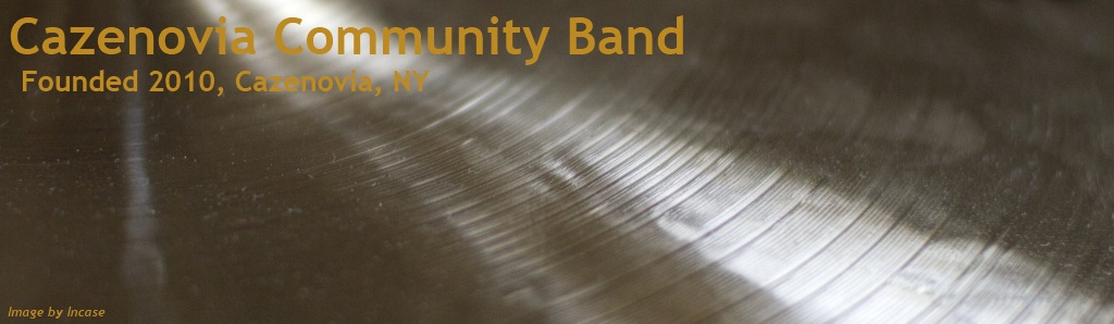 Cazenovia Community Band, Founded 2010, Cazenovia, NY
